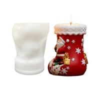 per Candele in Silicone Forme a Calza di Natale da Colata in Resina e | Forme in silicone per candele di Natale per laboratorio, stanza artigianale, studio, dormitorio, scuola,