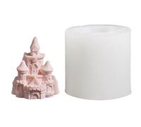 per Candele in Silicone - Strumento Creativo per Progetti Artistici Decorativi | Stampo per Colate a Forma di Castello - per Progetti Scolastici, Principianti, Professionisti e Momenti in Famiglia