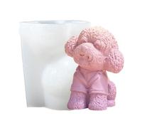 per candele per cani - Design animale distintivo, stampo in silicone tridimensionale, stampo per candele per cani e gatti stampo in silicone 3D | in gesso riutilizzabili p