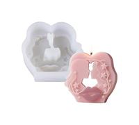 per candele - per coppia | Stampo per artigianato in resina | Stampo per sapone per coppie | Romantic facile rilascio del silicone per fai da te per resina epossidica decorazioni di