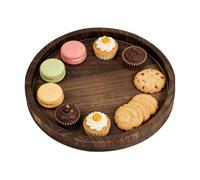 per Candele,Supporto espositivo rustico country per decorazione d'interni | Vassoio per Bagno - per Cucina, Tavolo, Comodino, Centrotavola, Portasapone, Portacandele, Cupcake, Posate, Telecomando