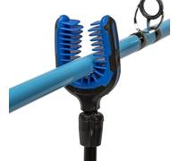 per canna da pesca, impugnatura in gomma stabile, poggia testa da 28,5 a 48,5 cm, per canne da pesca, accessorio per campeggio, lega di alluminio, resistente all'usura