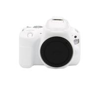 Per Canon EOS 250D Custodia protettiva in silicone morbido (bianco)
