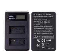 Per Canon NB-10L Batteria Smart LCD Display Caricatore USB a doppio canale