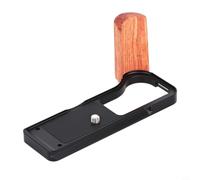 Per Canon R50V impugnatura in legno con alluminio per base ARCA progettata per compatibilità e copertura funzionale del corpo della fotocamera (nero)