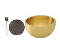 per canto, con cuscino per racchetta, realizzata a mano, con di legno e cuscino di seta, campane tibetane spirituali portatili, per yoga, consapevolezza, antistress e guarigione