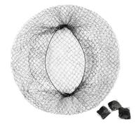 per capelli 100 pezzi 24 pollici Reti per capelli invisibili estensibili per donne, uomini e bambini Rete a rete nera per panini, dormire e reti per servizi di ristorazione in cucina