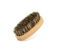 Per capelli facciali setole di cinghiale spazzola da barba manico ovale in legno barba e baffi spazzola massaggio pettine uomo strumento per la cura della barba
