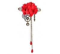 per capelli Gothic , Rosso , 10cm | Profilo laterale per capelli, Mollette capelli ornamentale, Dettao borse e abiti, Per collezioniste