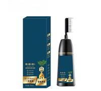 Per Capelli Neri, Colore Istantaneo Dei Capelli, Tintura Ad Aria H Con Pettine, Processo Facile, Formula Che Aumenta La Morbidezza, Copertura Di Lunga Durata, 500 Ml, Per Donne Con Adolescenti An