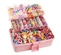 per capelli per bambine - Set di mollette elastiche per ragazze, fermagli per capelli , fiocchi per capelli , decorazione per abiti scolastici, feste, compleanni, carnevale