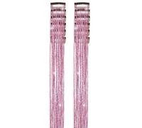 Per Capelli Resistente Al Calore: 12 Pezzi Di Extension Per Parrucca Brillanti Con Clip Di Capelli Brillanti 20 Pollici, Feste Di Costumi Per Ragazze E Donne, Festival