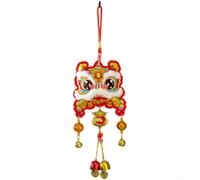 per Capodanno lunare Cavallo Ornamento Rosso Flanella Appeso Decor (B)