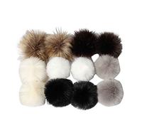 per cappelli a maglia fai da te 12pcs cappello pompon berretti da baseball guanti invernali, Colorato, Taglia unica