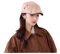 per cappello da pittore a corta Flat per top da donna vintage rivetto per