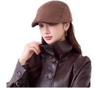 per cappello da pittore a corta Flat per top da donna vintage rivetto per