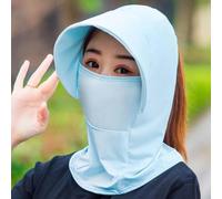 per cappello per sole Ice Silk UPF50+ Leggero Pieghevole per(blue) | Tessuto ice silk, protezione UPF50+, leggero 89g, ideale estate, blocca raggi UV