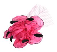 per cappello top a rete retrò da donna accompagnato da set fermagli capelli
