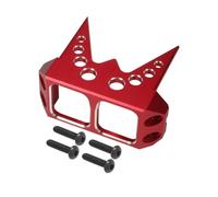 Per Capra RR10 Per Wraith Per Rock Bouncer 1/10 CNC Alluminio Servo Sterzo Protezione SOA Copertura Cheater Rigs RC Crawler Roll Cage Accessori Fai Da Te RC Ricambi Accessori(Red)