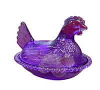 per caramelle - Contenitore a forma di pollo in resina con coperchio per alimenti, da dessert a forma di gallina su un | per dormitorio, appartamento, bancone, cucina, soggiorno