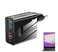 per caricabatterie da muro di tipo C | Caricabatterie per telefono con adattatore da viaggio da 65 W con 5 porte di ricarica,Adattatore di alimentazione da 3,1 A, caricabatterie da viaggio per tablet,