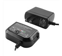 per caricabatterie per batterie NI-CD A12 A12-X nere e da 9,6 V-18 V con spina USA
