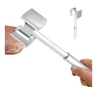 per Carne - Battitore per carne tenerizzatore a doppia testa | per pollo bistecche scaloppine | per Ristoranti, Grigliate, Picnic, Preparazione Cibi, in Famiglia