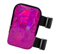 per carnevale, borsa olografica, tasche sulle gambe in pu, regolabile