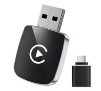 per carplay Adattatore Wireless Dongle Convertire Fabbrica Wired per Carplay a Wireless Auto Connect Dual WiFi Navigazione GPS per iPhone 6+Design Compatto