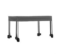 Per carrello pieghevole per tettoia per veranda con tessuto Oxford 600D resistente all'acqua, adatto per la maggior parte dei carrelli da giardino (grigio)