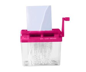 per carta - Tagliatrice per documenti desktop compatto | Mini manuale per ufficio: design 17 x 9,5 x 15 cm, efficiente per fatture, posta e appunti, ideale per H