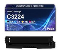 Per cartucce di toner Lexmark C3224, toner di ricambio compatibile C3210K0 C3210C0 C3210M0 C3210Y0 per stampante C3224dw C3326dw C3426dw MC3224adwe MC3224dwe MC3224i,Black-1Pack