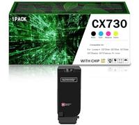 Per cartucce toner compatibili Lexmark CX730 71C2HK0 71C2HC0 71C2HM0 71C2HY0, ad alta capacità, compatibili con le stampanti della serie CS730de CS735de CX730de CX735adse CX737adzse,Magenta-1Pack