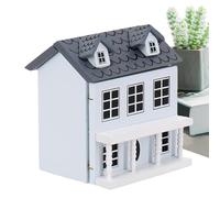 per casa delle bambole - Set per la costruzione di una villa tascabile | mini assortimento di mobili | Affascinante progetto di assemblaggio fai-da-te per adolescenti adulti che