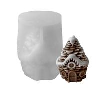 Per Casa Natale Ornamento Scultura Casa a Riutilizzabile Decorativo | per di Natale Estrazione Facile Per Sapone Cemento Gesso Colata Artigianato Centrotavola Fai Da Te Arte