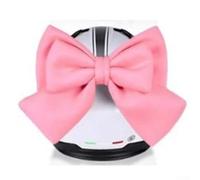 Per casco, orecchie a forma di gatto, con fiocco, per scooter e auto | Design 3D a doppio strato, accattivante per l'aspetto, plastica ABS, dimensioni 30 cm, rosa e verde