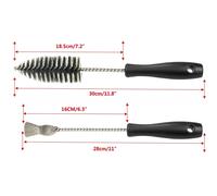 Per CATERPILLAR Adattatore Presa Iniettore Diesel e Spazzola Pulizia Set 2 Pezzi