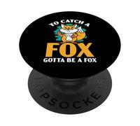 Per catturare una volpe devo essere un amante della volpe selvatica volpi animali PopSockets PopGrip Adesivo