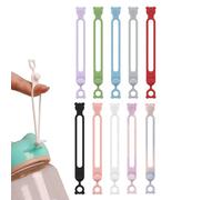 per cavi | Organizer per cavi in silicone 10 X multiuso - Bande elastiche riutilizzabili per computer - auto di casa