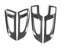 Per Cayenne 2011-2017 Rivestimento Fibra Carbonio Per Maniglia Interna Portiera Decorazione Adesiva Protezione Modanatura Maniglia Porta(Style B-black)