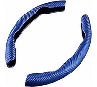 Per Cayenne Per Coupé Per coprivolante traspirante antiscivolo in fibra di carbonio 2 pezzi Coprivolante segmentato per auto Coprivolante( A-blue)