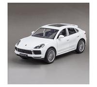 Per Cayenne S 1 24 SUV In Lega Modello Di Auto Decorazione Regalo Metal Vehicle Giocattoli Per Bambini(White)