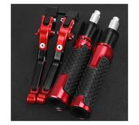 Per CB 125 F 2016 CB125 F CB125F Accessori Per Moto Leve Freno Frizione Regolabili Manubrio Estremità Impugnatura Manubrio CB 125F(Red4)