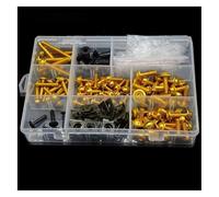 Per CB1000 CB600F CB500F CB500X CB750 CB400 CB1100 CBF1000ST Viti Carrozzeria Bulloni Carenatura Moto Molla Viti Cupolino(Gold)