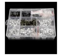 Per CB1000 CB600F CB500F CB500X CB750 CB400 CB1100 CBF1000ST Viti Carrozzeria Bulloni Carenatura Moto Molla Viti Cupolino(Silver)