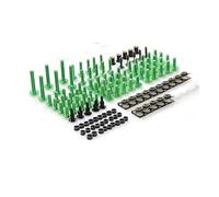 Per CB1000 CB600F CB500F CB500X CB750 CB400 CB1100 CBF1000ST Viti Carrozzeria Bulloni Carenatura Moto Molla Viti Cupolino(Green)