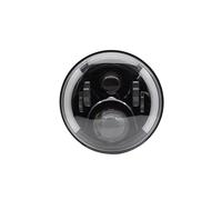 Per CB400 CB500 CB1300 Per Hornet 250 600 900 Per VTEC VTR250 Faro Anteriore A LED Rotondo Da 7 Pollici Con DRL Angle Eyes Halo 7" FANALE ANTERIORE(1*Black White Halo)