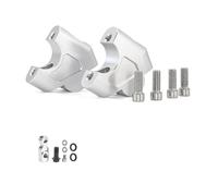 Per CB650R 2019-2024 2023 Manubrio Riser Bar Mount Manubrio Morsetto 28mm Adattatore Estensione 1 1/8" Per CB 650 R Per CB650R(Silver2)