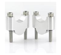 Per CBF1000 CBF500 CBF600 1000 CBX650 CB1300 SLR 650 CB250F Per Hornet 250 CB900F 22mm 7/8 "Fat Bar Manubrio Riser Riser manubrio(ARGENTO,30 mm)