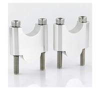 Per CBF1000 CBF500 CBF600 1000 CBX650 CB1300 SLR 650 CB250F Per Hornet 250 CB900F 22mm 7/8 "Fat Bar Manubrio Riser Riser manubrio(ARGENTO,40 mm)